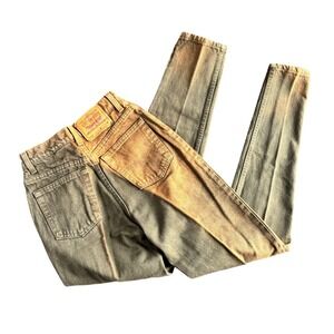 Vtg RARE Levis 512 Slim Fit Tapered Leg Jeans High Waisted Sun Faded Olive 5 Med